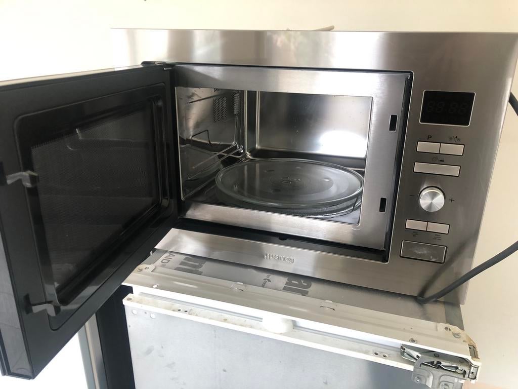 Smeg inbouw microgolfoven, Elektronische apparatuur, Microgolfovens, Ophalen, Gebruikt, Microgolfoven, Inbouw