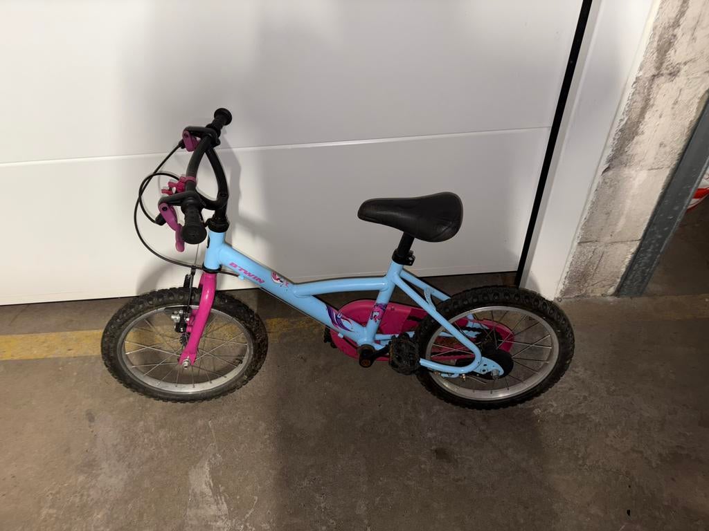 Vélo, 16 pouces. Enfants, Enlèvement, Comme neuf
