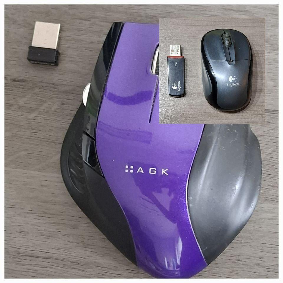 Draadloze muizen - 2 stuks, Computers en Software, Muizen, Ophalen of Verzenden, Rechtshandig, Logitech