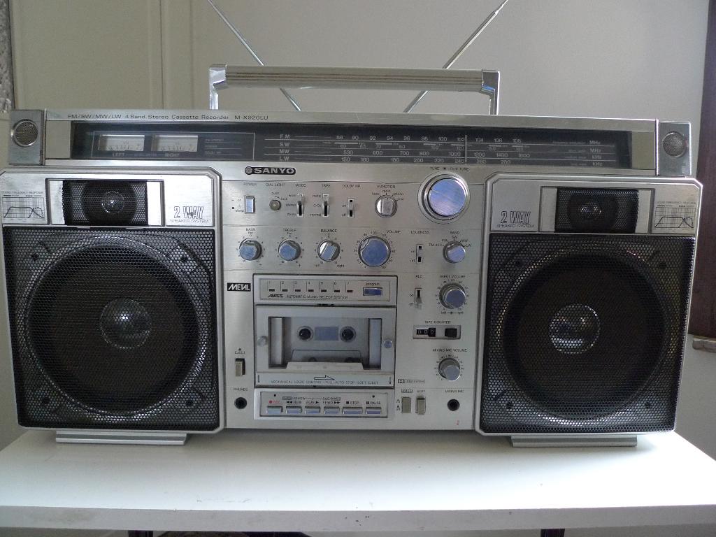Sanyo  Boombox Ghettoblaster  M--X 920, Ophalen of Verzenden