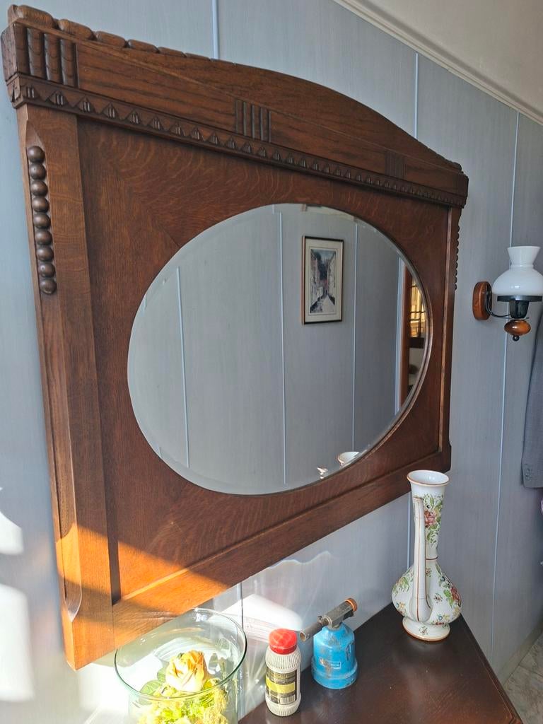 Mooie antieke spiegel, Antiek en Kunst, Antiek | Spiegels, Ophalen