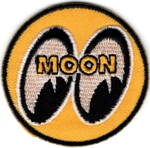 Moon Mooneyes stoffen opstrijk patch embleem #2, Envoi, Neuf