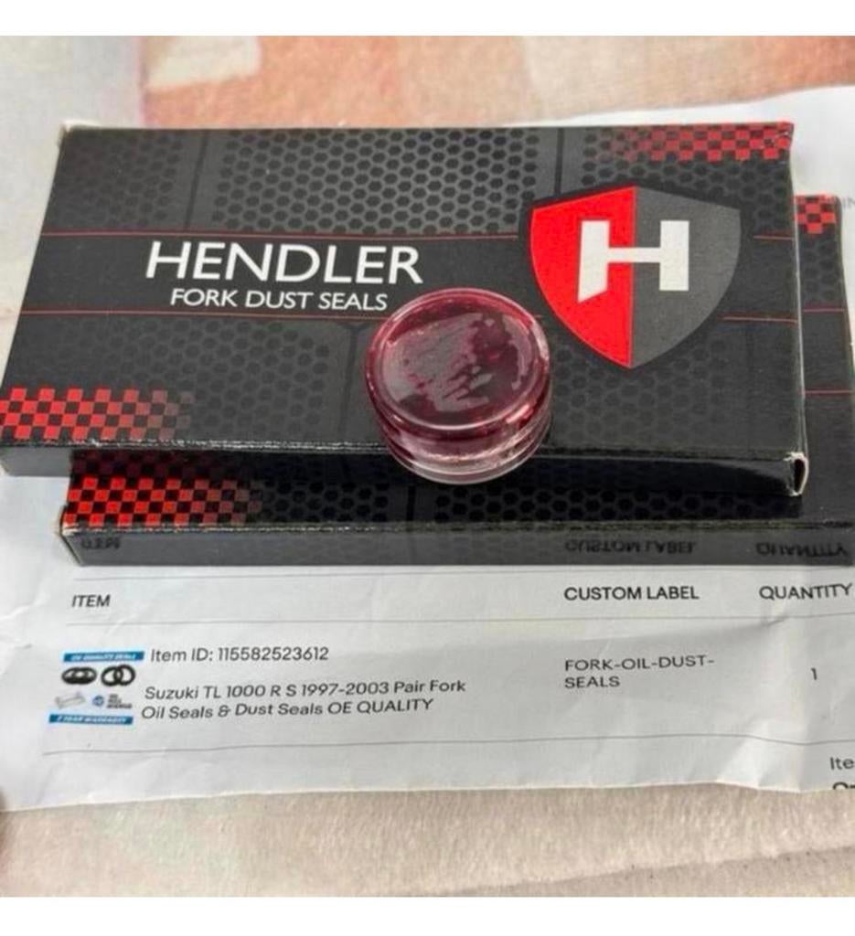 Joints de fourche avant Suzuki TL 1000 RS joint + graisse, Motos, Enlèvement ou Envoi, Neuf