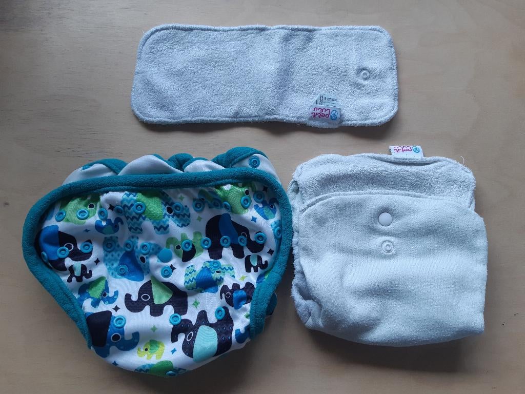 Couche lavable TE2, pour 4kg-15kg, Petit Lulu, peu utilisée, Enlèvement, Utilisé, Autres types, Autres marques