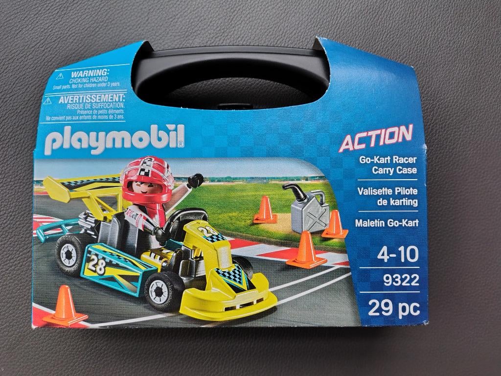 Playmobil Playset City Action Go Kart 9322 - NIEUW!, Enlèvement ou Envoi, Neuf, Ensemble complet