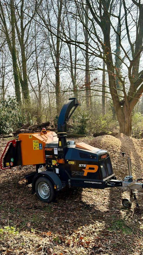 Houtversnipperaar 16cm te huur / huren !, Ophalen, Zo goed als nieuw, Benzine