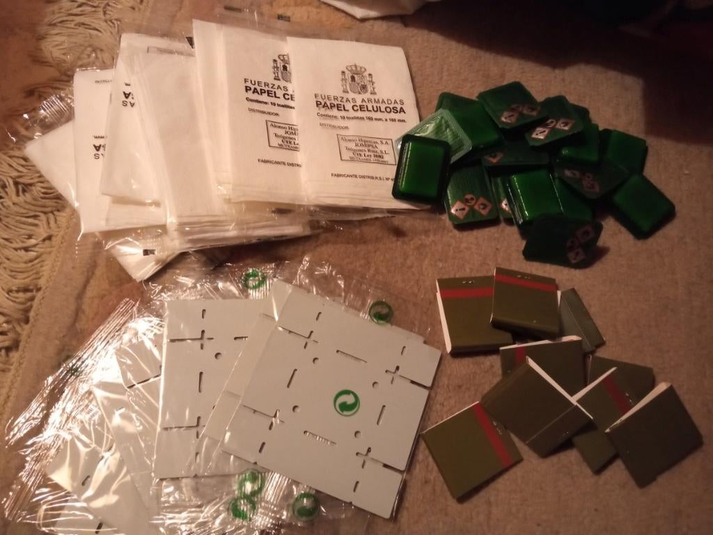 MRE EPA Lot de Reste de Ration Espagne, Collections, Envoi, Armée de terre, Autres types