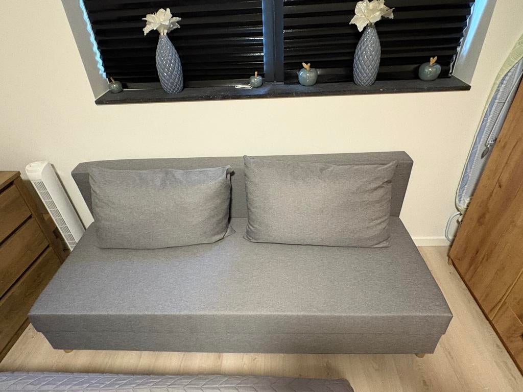 Canapé-lit et canapé-lit, Neuf, Gris, 140 cm, Enlèvement