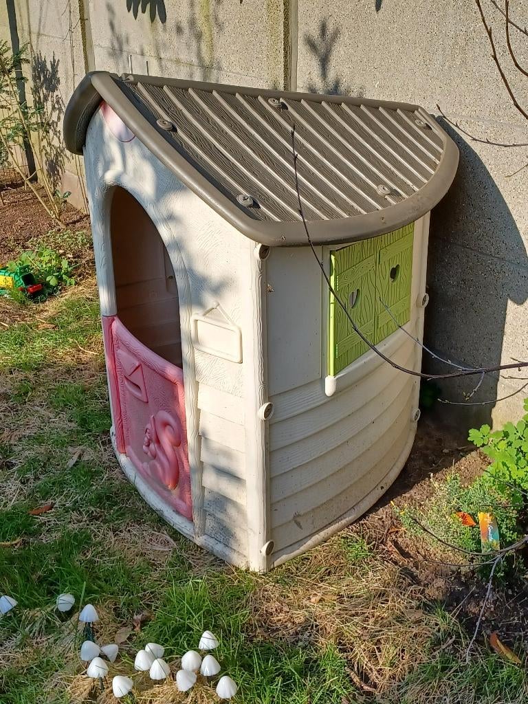 Speelhuisje Smoby Buiten, Ophalen, Gebruikt, Kunststof