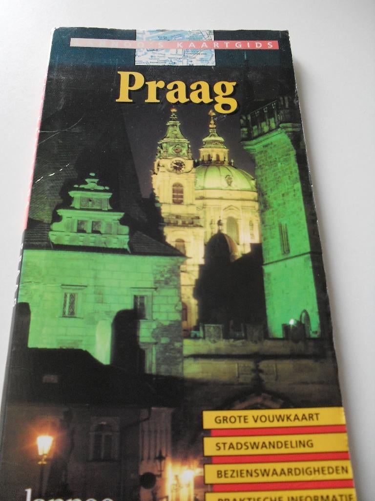 PRAAG stadsplan 45 x 30 cm, Overige merken, Europa, Ophalen of Verzenden, Zo goed als nieuw