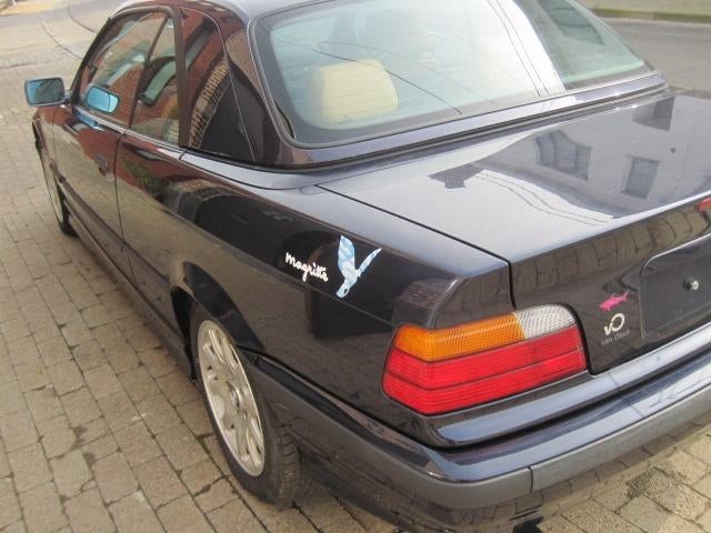BMW E36 cabrio MARGRITTE, Lederen bekleding, 4 zetels, Achterwielaandrijving, Beige