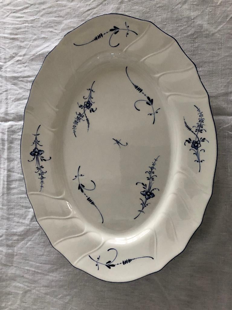 Plat ovale, Vieux Luxembourg, Villeroy & Boch, Antiquités & Art, Enlèvement ou Envoi