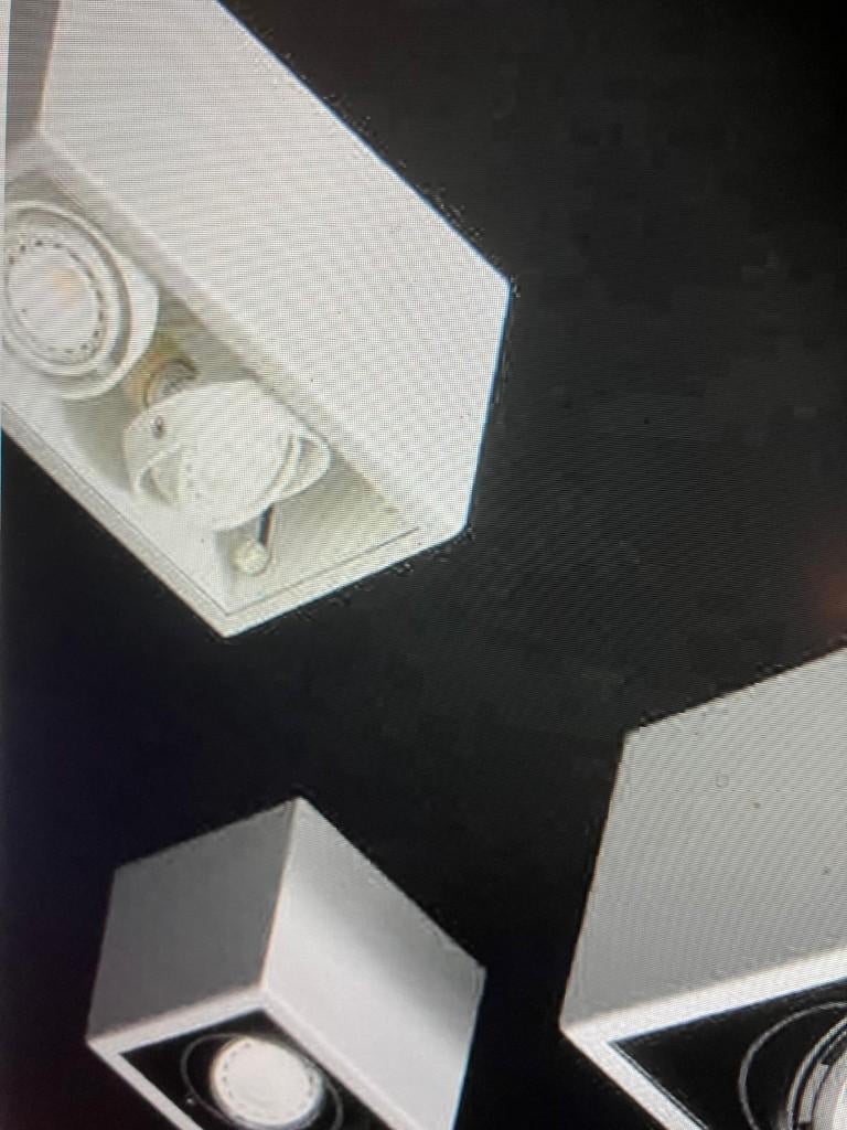 2 inbouwspots ieder met 2 spots voor 25 euro de  2stuks, Huis en Inrichting, Ophalen, Kunststof, Nieuw, Inbouw