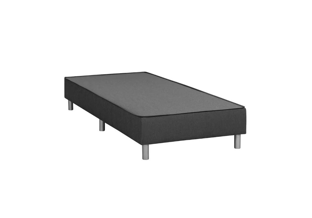 Boxspring Alta avec appui-tête à vendre !, Maison & Meubles, Chambre à coucher | Lits boxsprings, 90 cm, Enlèvement, 200 cm, Gris
