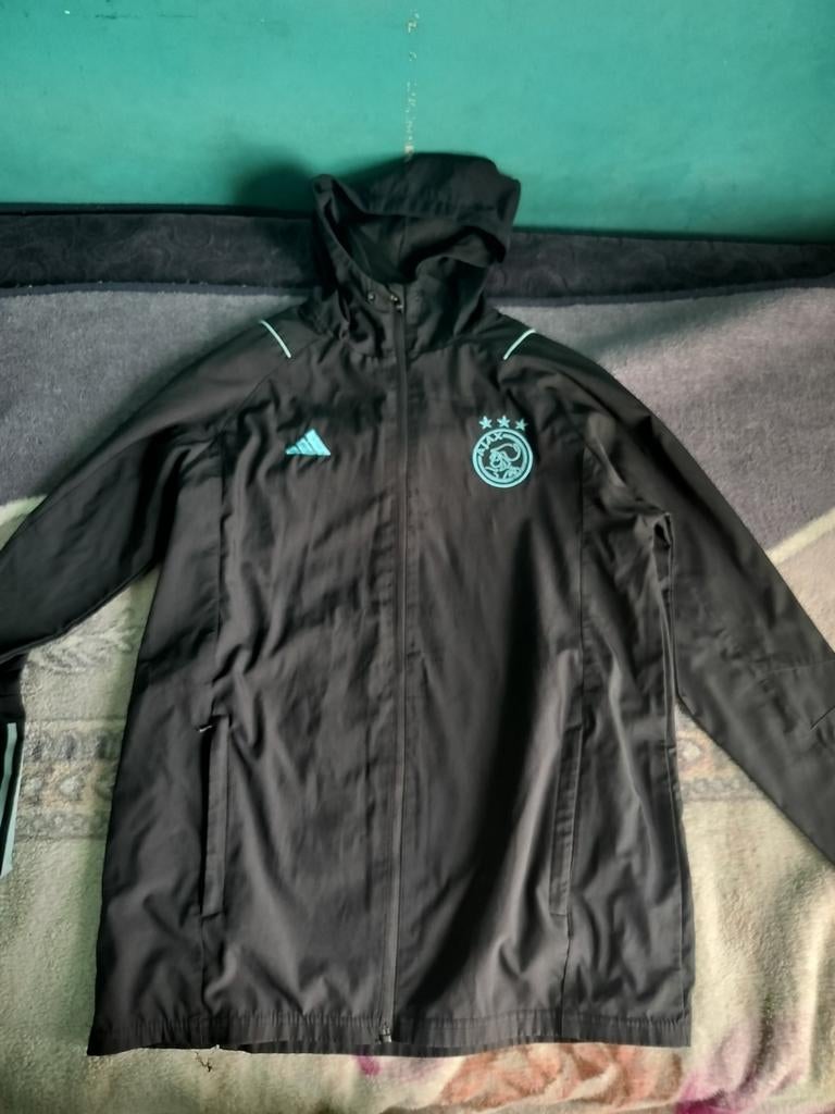 Zwarte Adidas Ajax jas, Ophalen, Zo goed als nieuw, Zwart, Adidas