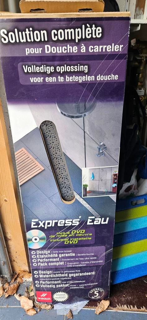 Afvoergoot badkamer, Ophalen