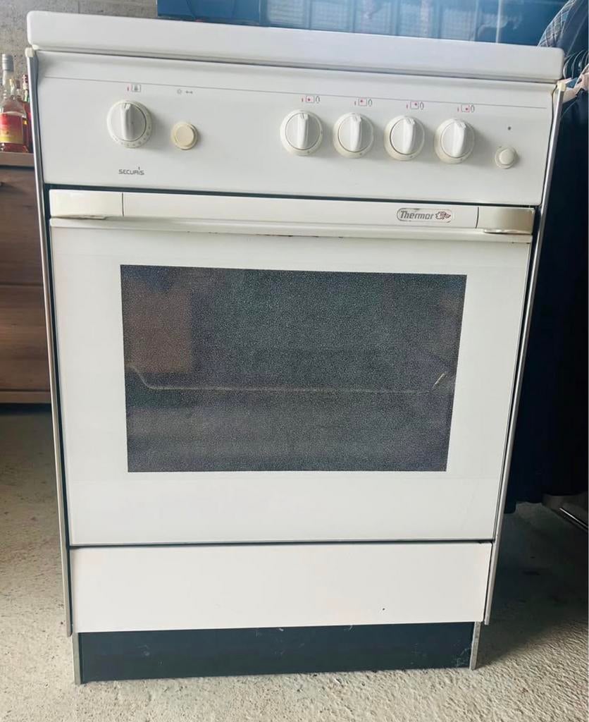 Cuisine au four + gaz, Electroménager, Enlèvement, Comme neuf, Gaz