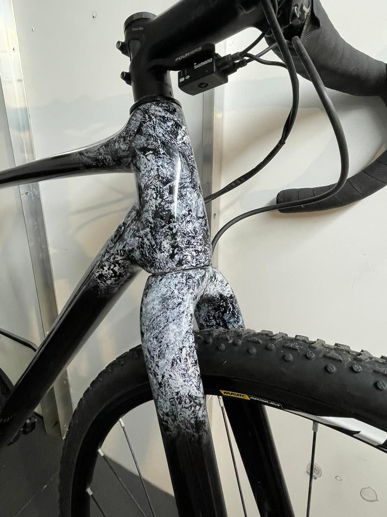 Custom cyclocross fietsen M/53, Ophalen, Zo goed als nieuw, Carbon