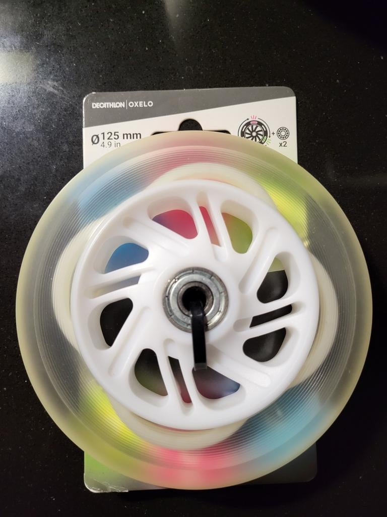 Step kind lichtgevend wiel 125mm, Fietsen en Brommers, Steps, Ophalen