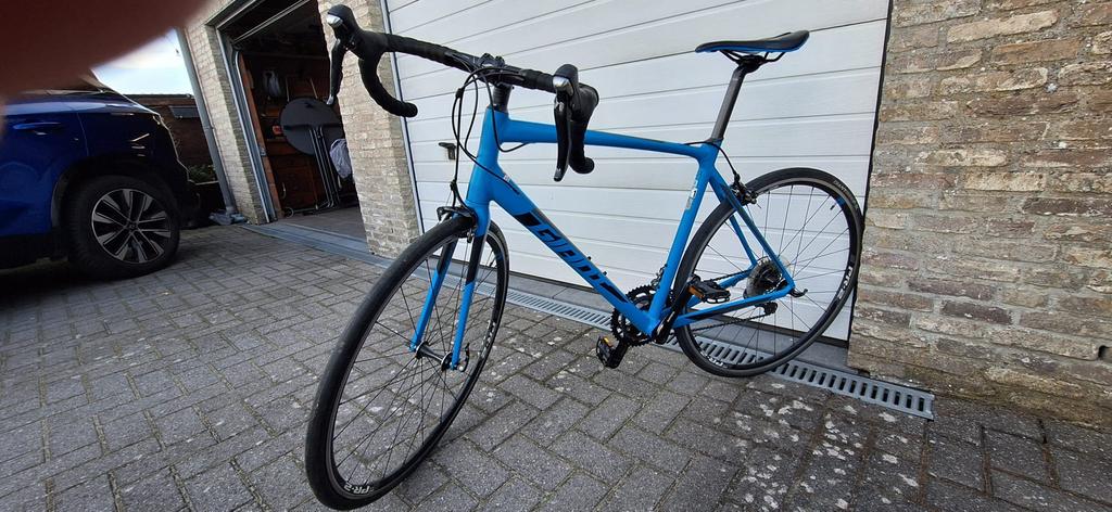 Koersfiets giant contend sl blauw - maat m/l, Fietsen en Brommers, Ophalen, 28 inch, Nieuw, Giant