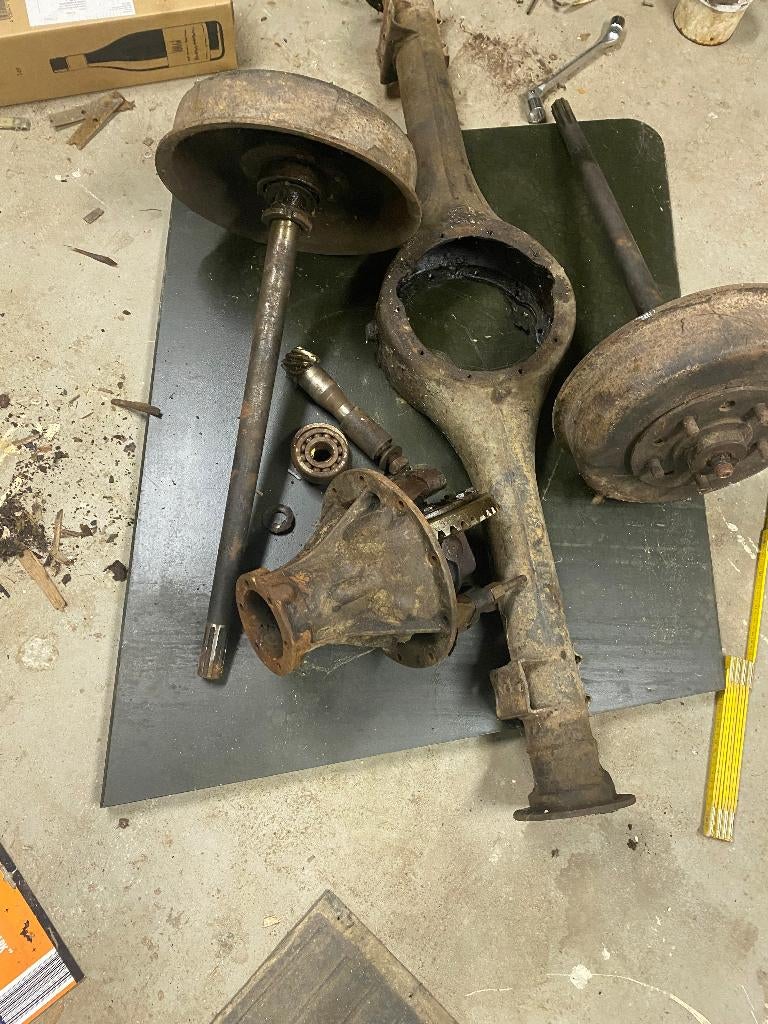 Achteras Citroën ac4 ,1932 ,oldtimer, Auto-onderdelen, Ophalen, Gebruikt, Citroën