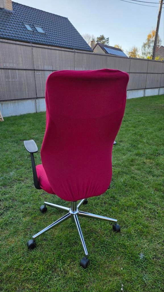 Buteaustoel rood, Ophalen, Rood, Bureaustoel