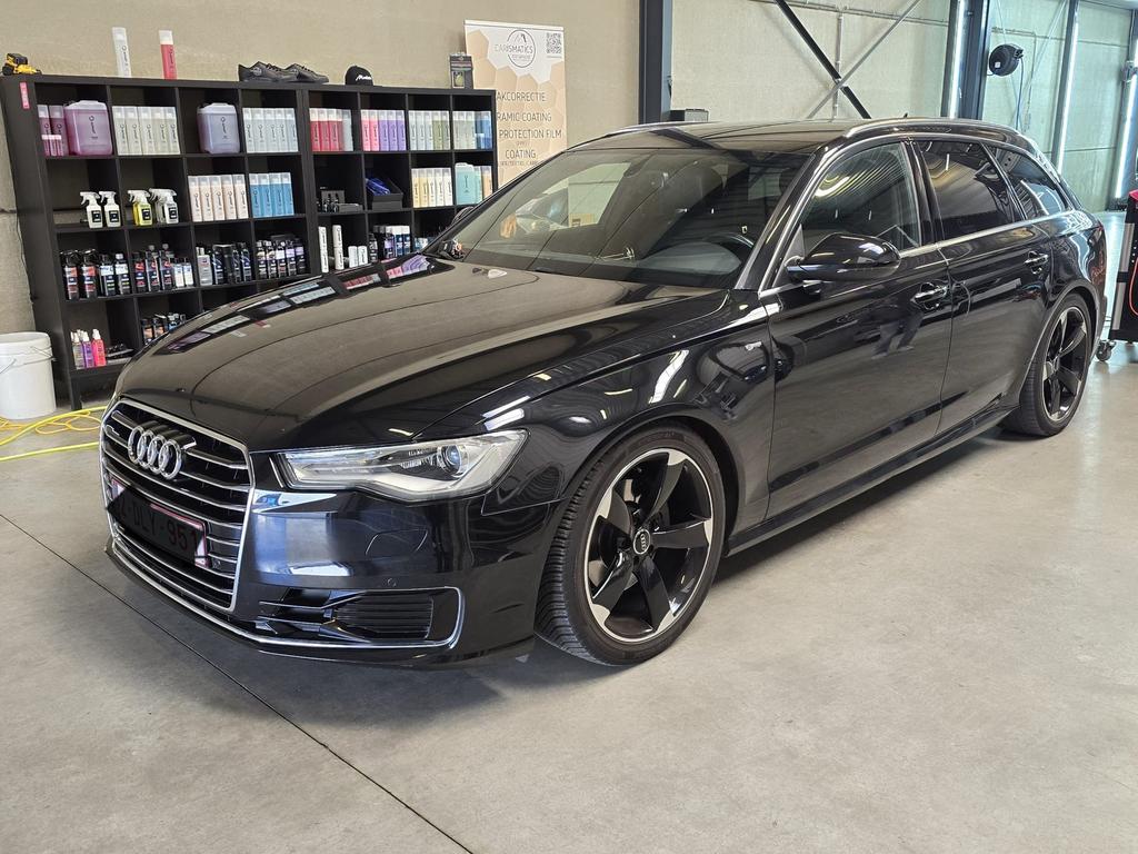 Audi A6 2.0TDI gereduceerd vermogen, Auto's, Voorwielaandrijving, Euro 5, Zwart, Leder