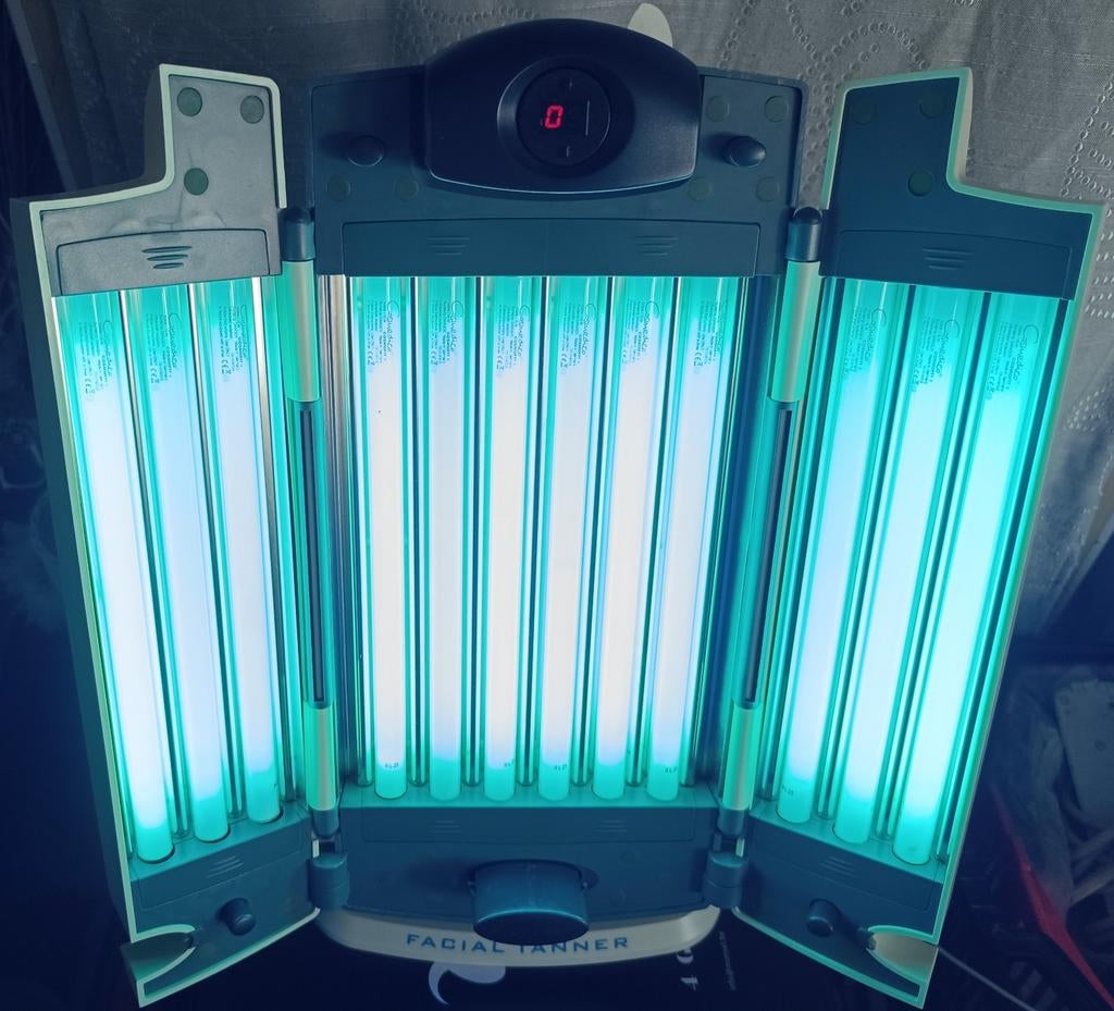 Professionele Facial Tanner / gezichtsbruiner – 12 UV lampen, Elektronische apparatuur, Zonnebanken en Gezichtsbruiners, Ophalen of Verzenden