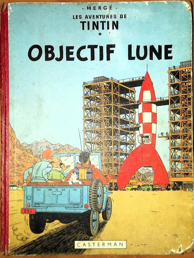 BD Tintin : Objectif Lune /EO, Livres, Une BD, Enlèvement ou Envoi, Utilisé, HERGE