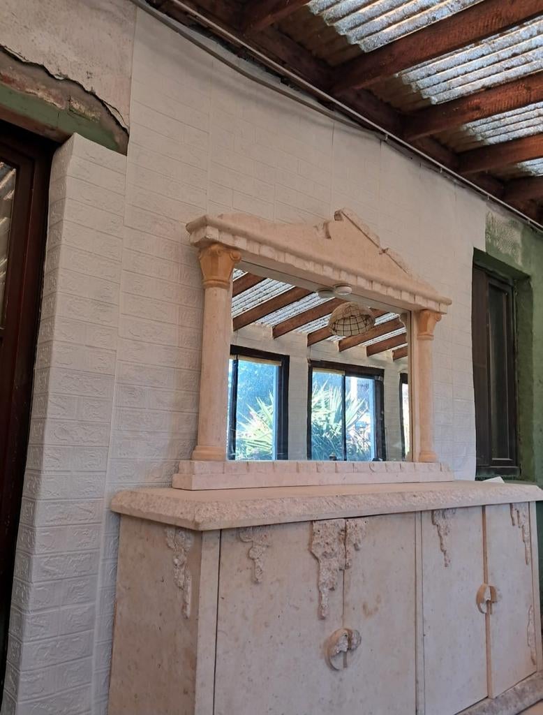 Ensemble meubles style gréco-romain en pierre– GRATUIT, Maison & Meubles, Salles à manger complètes