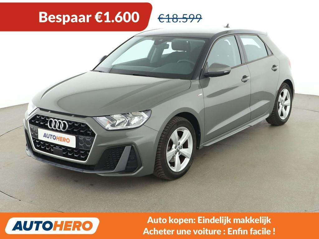 Audi A1 30 TFSI S Line (bj 2019, automaat), Auto's, Audi, USB, Stof, 1200 kg, 116 pk