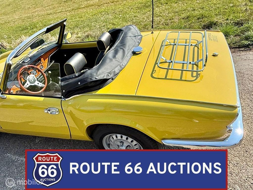 Triumph Spitfire Mk4 | 1975 | Route 66 Auctions, Auto's, Triumph, Zwart, Bedrijf, Handgeschakeld