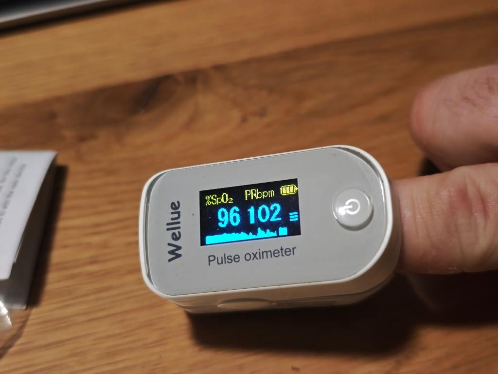 Wellue FS20F Pulse Oximeter oled Bluetooth app, Ophalen, Zo goed als nieuw, Overige typen
