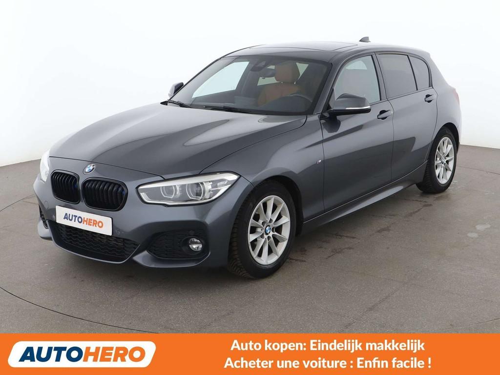 BMW 1 Serie 118 118i Edition M Sport Shadow (bj 2021), Auto's, BMW, Gebruikt, Euro 6, 136 pk, Leder