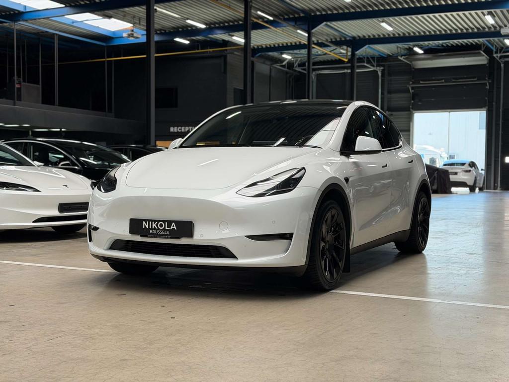 Tesla Model Y LONG RANGE - ALL WHEEL DRIVE - FULL PAINT PROT, Auto's, Wit, 5 zetels, SUV of Terreinwagen, USB