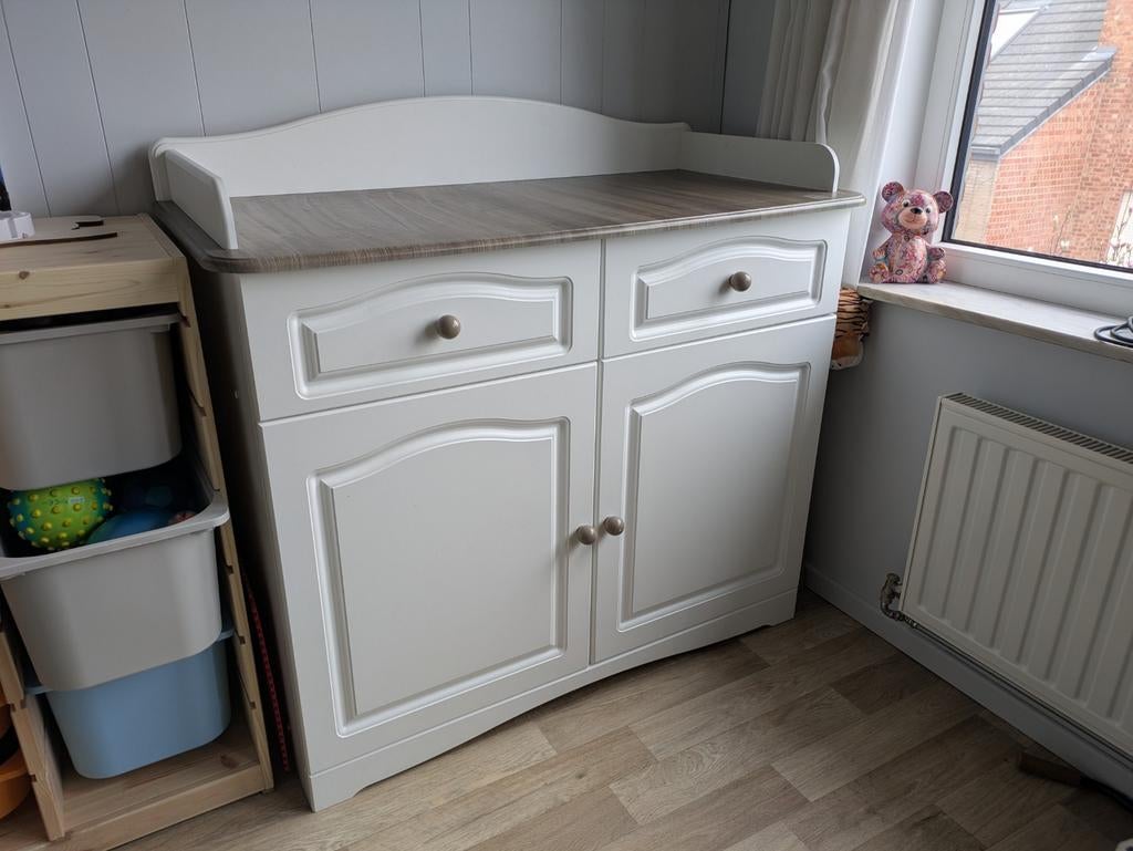 Commode / verzorgingstafel met 2 lades + kast, Enlèvement, Commode