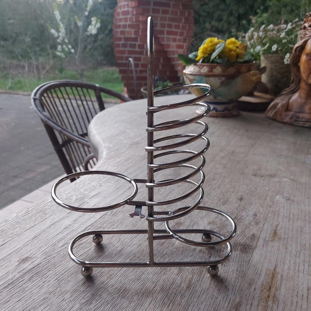 Vintage verziverd toastrek, Ophalen of Verzenden