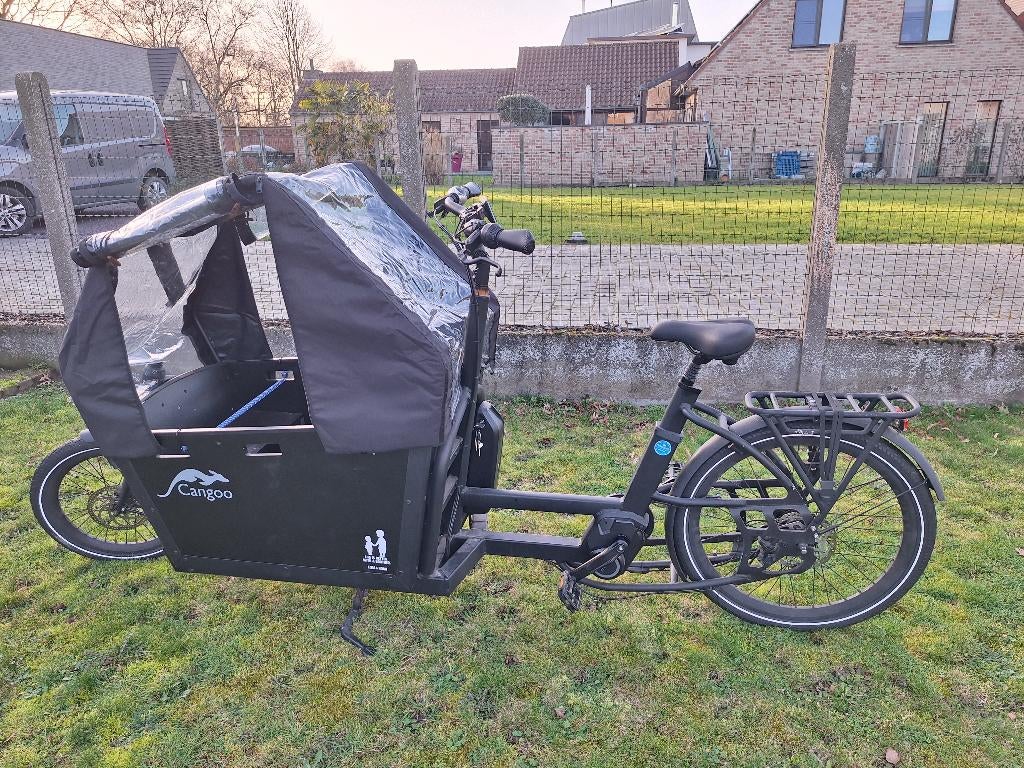 Bakfiets Cangoo, Autres marques, Électrique, Comme neuf, Enlèvement