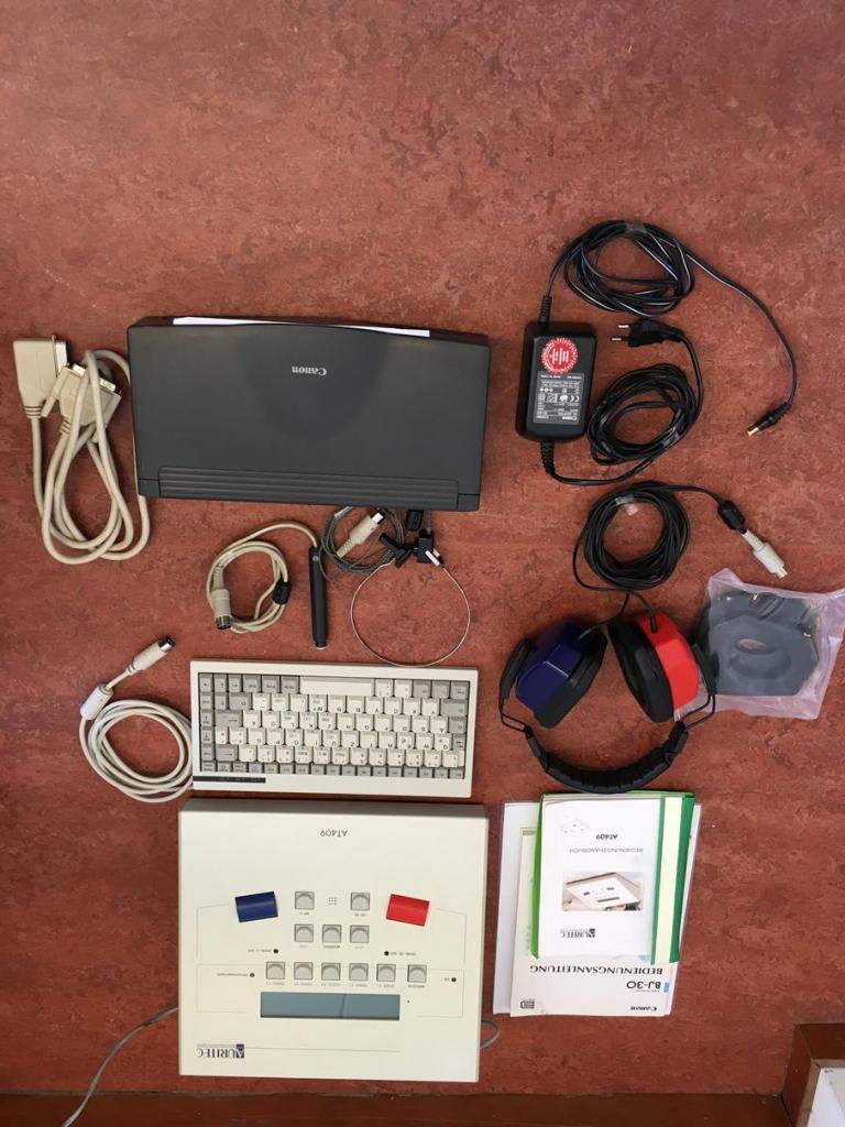 Gehoor test apparaat Auritec AT409 met toebehoren, Diversen