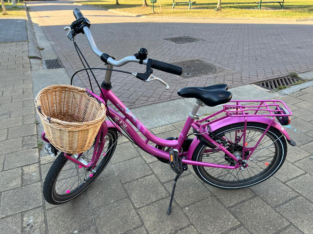 Meisjesfiets met mandje, Enlèvement, Comme neuf, 20 pouces, BNB Bike