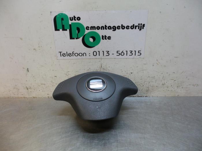 Airbag links (Stuur) van een Seat Ibiza (Ibiza 02-), Gebruikt, -, -, Ophalen of Verzenden
