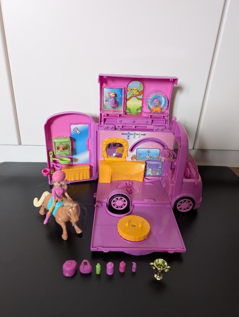 Polly Pocket paardentrailer, Ophalen, Zo goed als nieuw, Overige typen