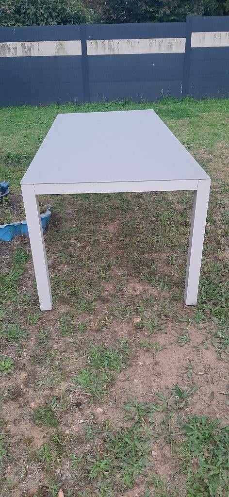 Tuintafel voor zes personen, Tuin en Terras, Tuintafels, Ophalen, Zo goed als nieuw, Aluminium