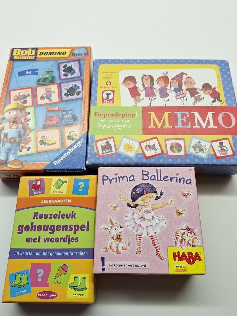 Pakket eerste spelletjes, Ophalen