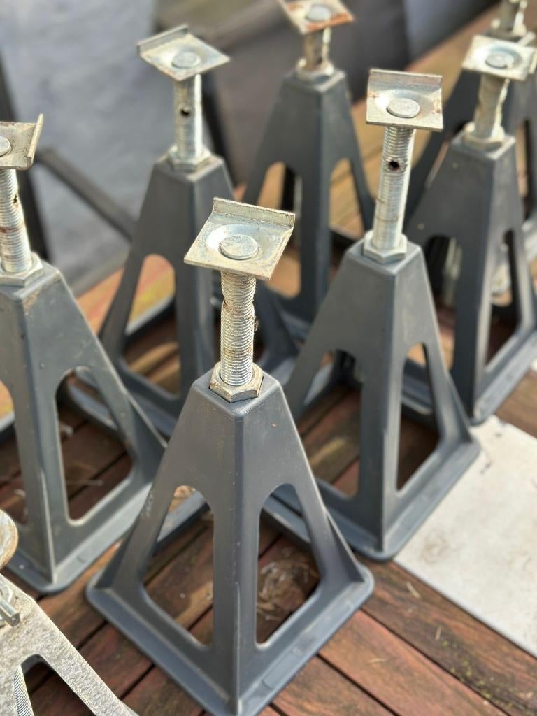 10 stuks Fiamma Steunpotsen / assteunen, Caravanes & Camping, Auvents, Enlèvement, Comme neuf, Fiamma