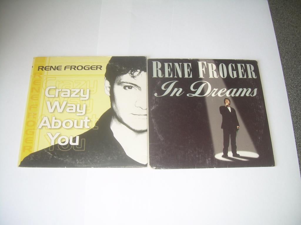 2 CD SINGLES - RENE FROGER, Cd's en Dvd's, 2 t/m 5 singles, Ophalen of Verzenden, Zo goed als nieuw, Pop