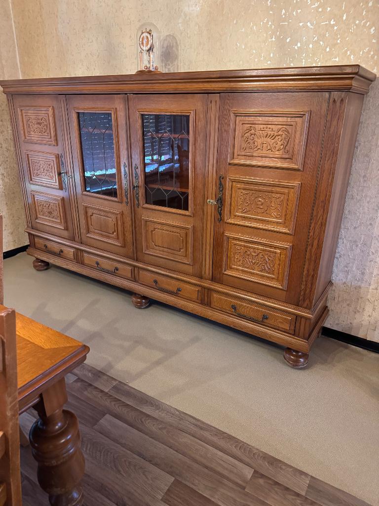 Eiken eetkamer, Huis en Inrichting, Complete eetkamers, Ophalen