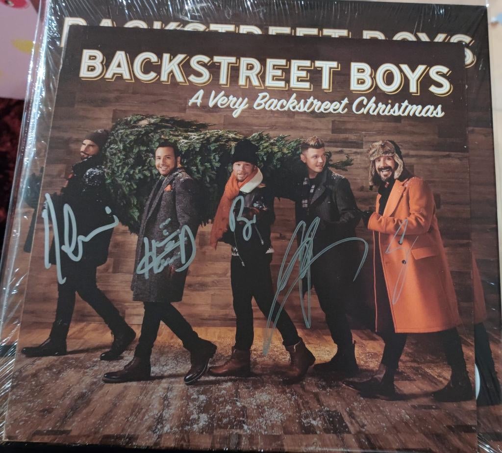 Backstreet Boys limited white vinyl LP met handtekeningen, Verzamelen, Muziek, Artiesten en Beroemdheden, Ophalen of Verzenden