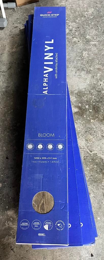 Quick-step Vinyl Bloom Schemering den, Ophalen, Kunststof, 50 tot 150 cm, Nieuw