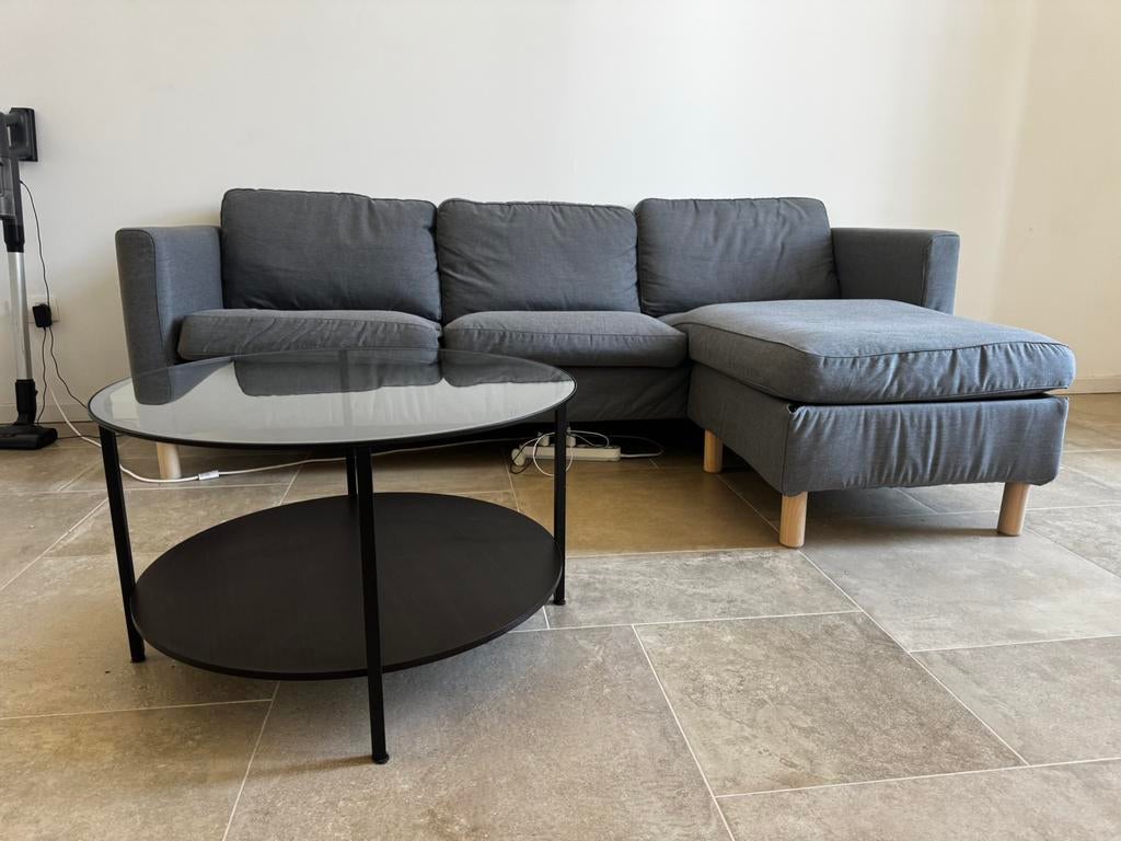 Canapé d’angle gris – bon état, Maison & Meubles, Canapés | Coins salons complets, Comme neuf, Tissus, Enlèvement